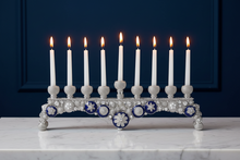 Blue & White Charisma Menorah