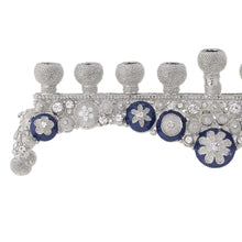 Blue & White Charisma Menorah