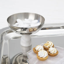 Coluna Small Candy Nut Bowl, Marble & Silver