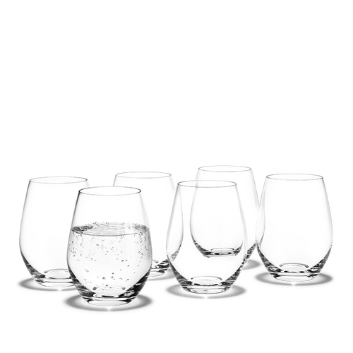 Holmegaard Cabernet Tumbler, Clear, 8.5 Oz, 6 Pcs.
