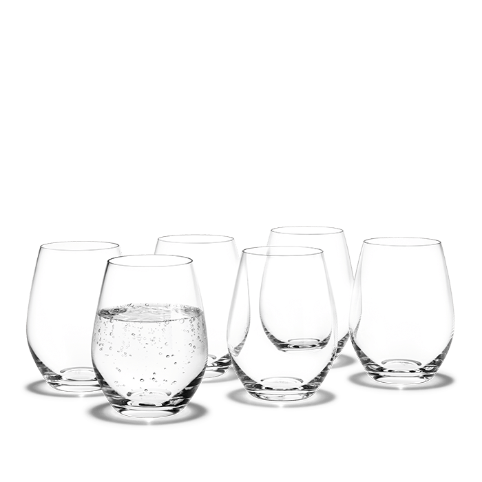 Holmegaard Cabernet Tumbler, Clear, 8.5 Oz, 6 Pcs.