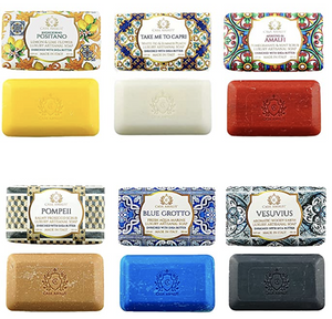 Casa Amalfi Luxury Artisanal Soap Collection - 6 Soaps