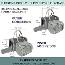 Mr. Peanut's Gold Series Standard Size Airline Compliant Expandable Pet Carrier V3.0