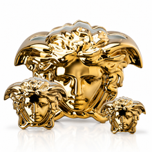 Rosenthal Versace Medusa Grande Vase Gold