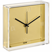 Kartell Tic&Tac Metal clock in gold