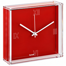 Kartell Tic&Tac clock in red