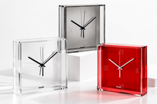 Kartell Tic&Tac clocks in white, black and red