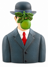 René Magritte The Son of Man green apple Pocket Art miniature alternate view 2