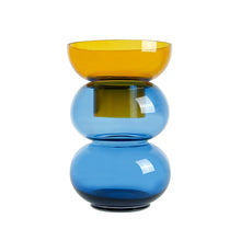 Bubble Vase - Large - Yellow and Blue - 18 x 8 x 8 in - Flip Vase - Reversible