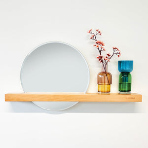 Flip Vase Small SET - Blue and Green / Yellow and Pink - Vase - Reversible - Soda Lime Glass - Dual Sided - Floral