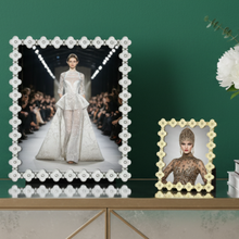 Enamel Clover Picture Frame