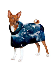 Dog Rain Poncho Starry Night