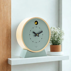 Cuckoo Clock Dot – Sage Green with Stand | Cloudnola