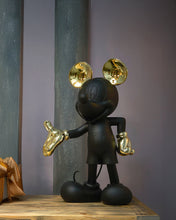Mickey Mouse WELCOME Black & Gold 12in