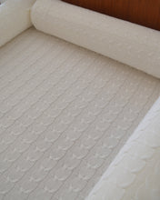 Pillow Crib FOOTSIDE PROTECTOR Blue/Gray