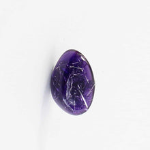 Purple Oval Dome Ring