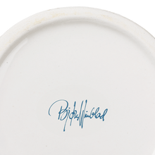 Bjørn Wiinblad Eva Vase, Blue/Rose, H: 7.3"