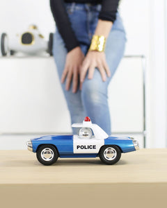 MAVERICK HEAT Police Blue Toy Car