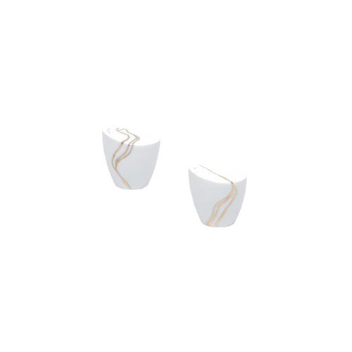 Fiume D'Oro Salt + Pepper Shakers