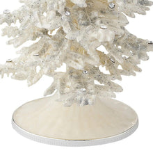 Flocked Enamel Christmas Tree