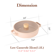 FIKA Objet 9" Low Casserole