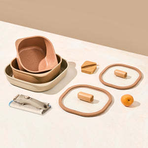 FIKA Objet Comfort Terracotta 7 pc Set