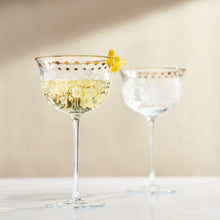 Trevi Champagne Coupe Cocktail Glassware, Set of 2
