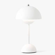 Flowerpot Portable LED Table Lamp White Matte