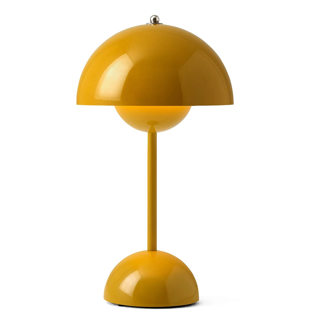 Flowerpot Portable LED Table Lamp Yellow