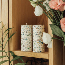 Handcrafted Shabbat Candleholders – Terrazzo Series