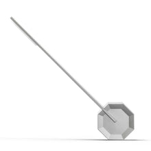 Octagon One Desk LED Rechargeable Lamp Aluminum Grey