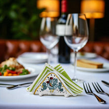 ORVIETO GREEN ROOSTER: Napkin Holder