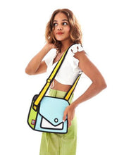 2D Shoulder Bag GIGGLE BETWEEN THE STARS Mint Green