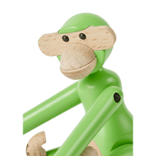 Kay Bojesen Monkey, Mini, Light Green, H: 3.7"