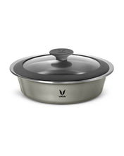 Vaya HauteCase - 37.2 fl.oz - Cloud Grey - with Glass Lid
