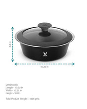 Vaya HauteCase - 50.7 fl.oz - Sable Black - with Glass Lid