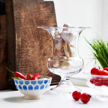 Holmegaard Old English Vase, Clear, H: 7.5"