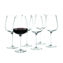 Holmegaard Bouquet Red Wine Glass, Clear, 21 Oz, 6 Pcs.