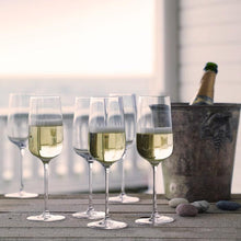 Holmegaard Bouquet Champagne Glass, Clear, 9.8 Oz, 6 Pcs.