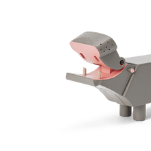 Kay Bojesen Liliput Hippo, Grey, H: 2.4"