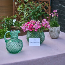 Hobnail Vase - Optic - Capri Sea