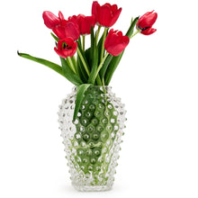 Hobnail Vase - Barrel - Clear Quartz