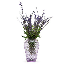Hobnail Vase - Barrel - Lilac Bloom