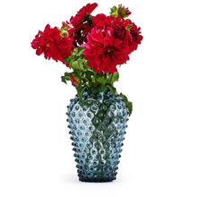 Hobnail Vase - Barrel - Midnight Blue