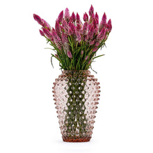 Hobnail Vase - Barrel - Night Iris