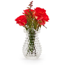 Hobnail Vase - Petal - Clear Quartz