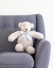 Plush CABLE KNIT TEDDY BEAR Classic Soft Pink