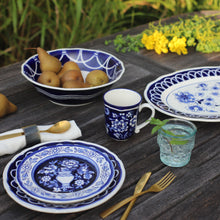 Blue Garden Stoneware 12-Inch Serving Bowl