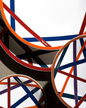 Oval Dish NASTRI  Multicolor diam. 14"