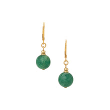 Green Aventurine Drop Earrings